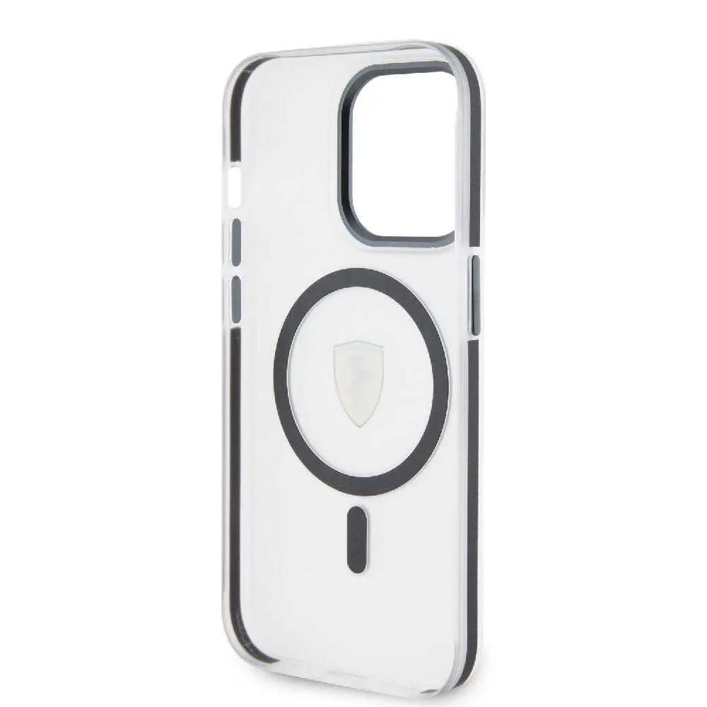iPhone 15 Pro Max MagSafe Uyumlu Lisanslı Kılıf - Ferrari Kontrast Bumper SF Ring