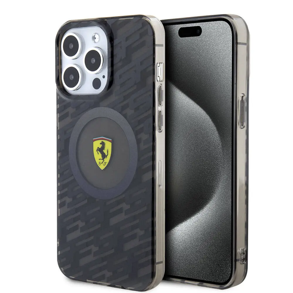 iPhone 15 Pro Max MagSafe Uyumlu Lisanslı Kılıf - Ferrari Multi SF
