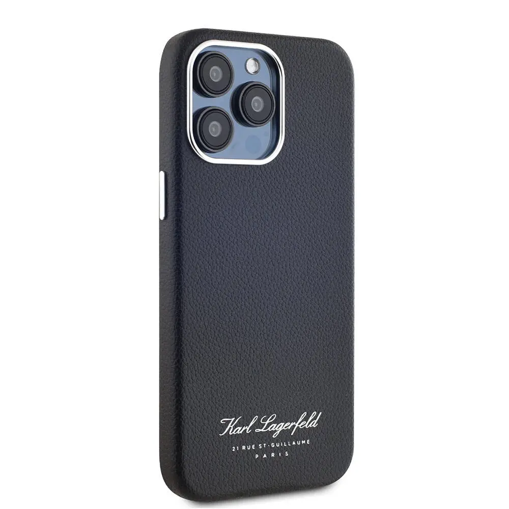 iPhone 15 Pro Max Kılıf, Karl Lagerfeld KL Yazılı Hotel Kapak