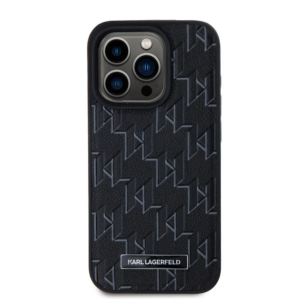 iPhone 15 Pro Max MagSafe Uyumlu Kılıf - Karl Lagerfeld KL Hot Stamp