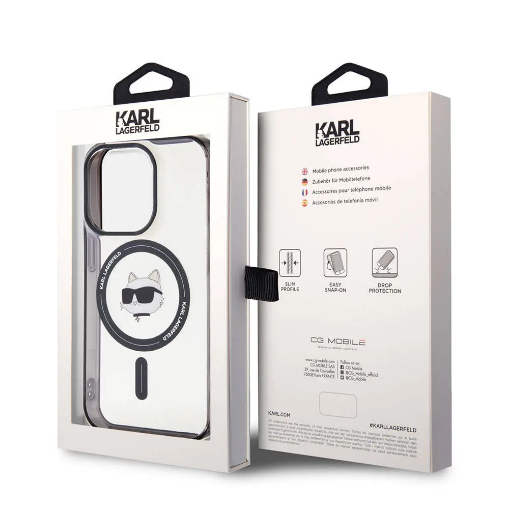 iPhone 15 Pro Max MagSafe Uyumlu Kılıf - Karl Lagerfeld Choupette