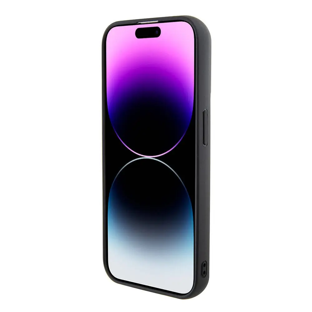 iPhone 15 Pro Max Silikon Kılıf - Karl Lagerfeld 3D Multi Logo