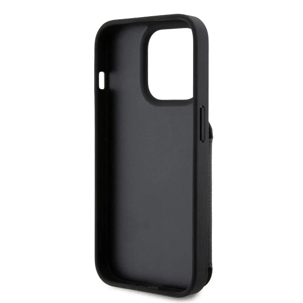 iPhone 15 Pro Max Standlı Kartlıklı Saffiano Kılıf - Karl Lagerfeld