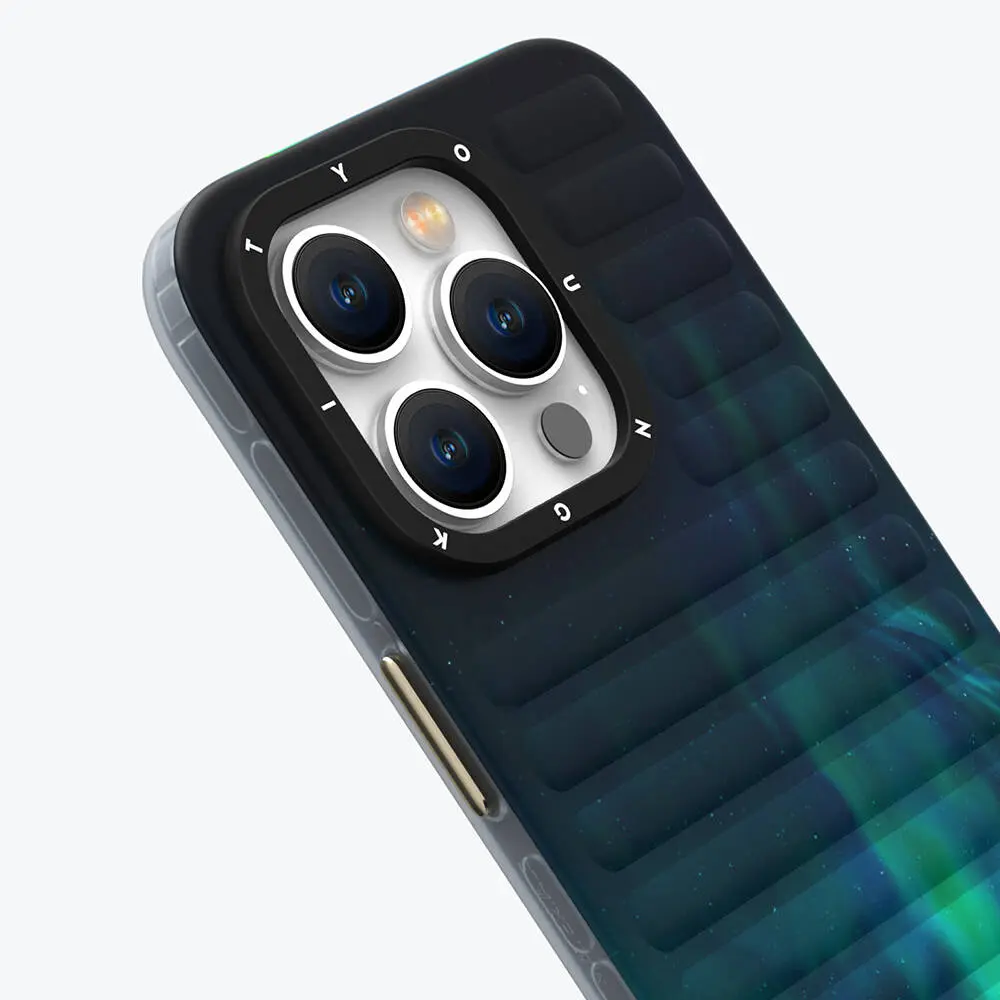 iPhone 15 Pro Max Kuzey Işıkları Desenli Kılıf - Youngkit Aurora