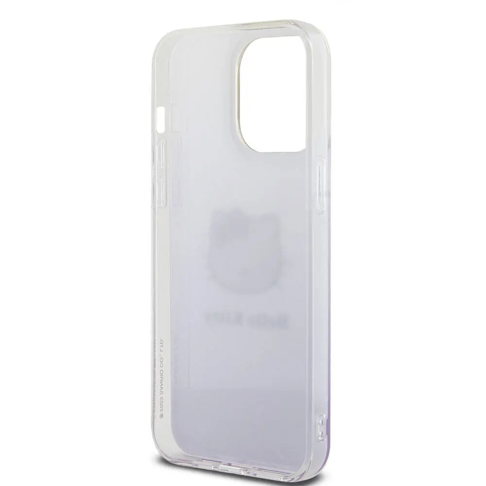 iPhone 15 Pro Max Lisanslı Hello Kitty Kılıf, Elektroplating Gradyan