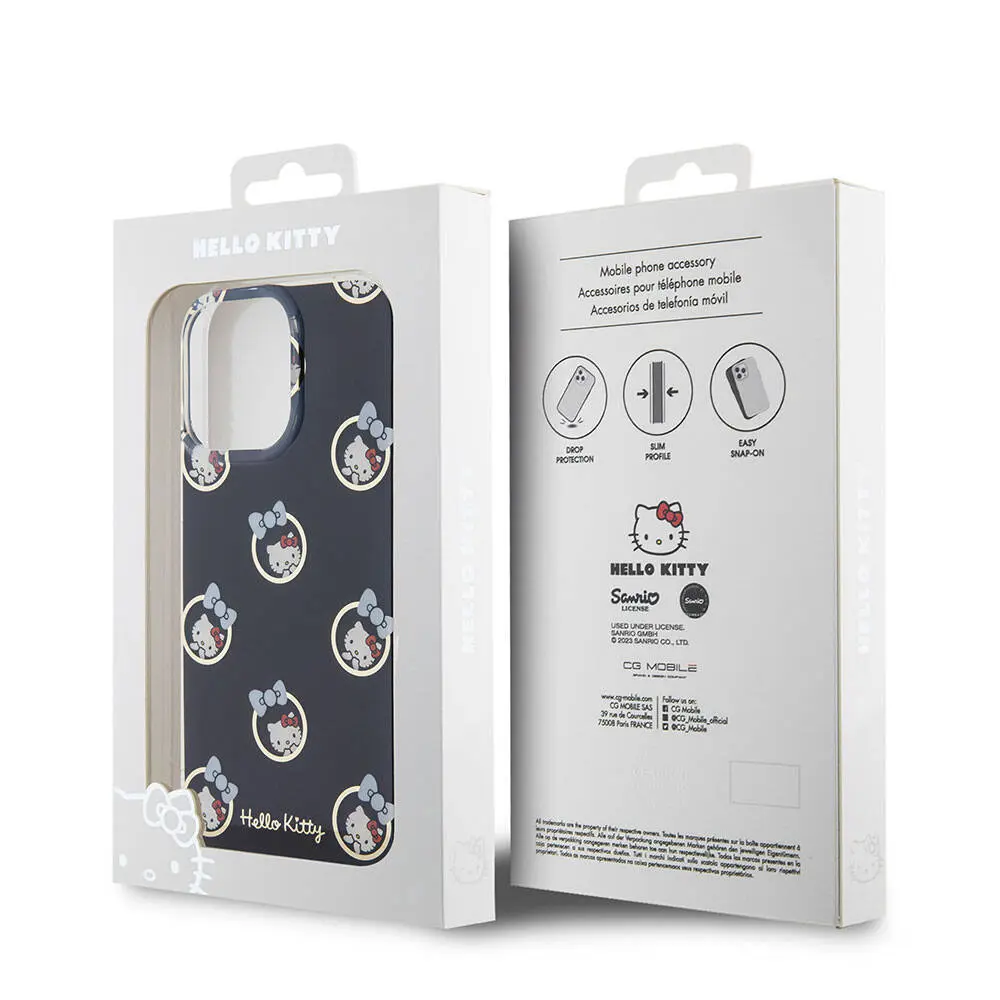 iPhone 15 Pro Max Lisanslı Hello Kitty Kılıf, Elektroplating Kaplama