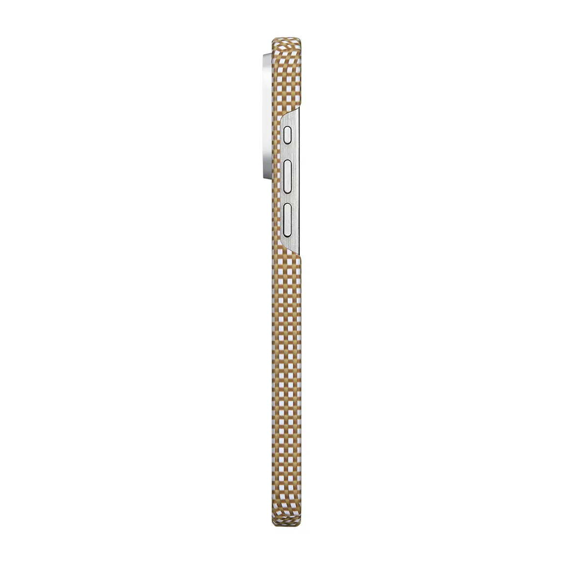 iPhone 15 Pro Max MagSafe Uyumlu Aramid Fiber Kılıf - Pitaka MagEZ Classic Canyon