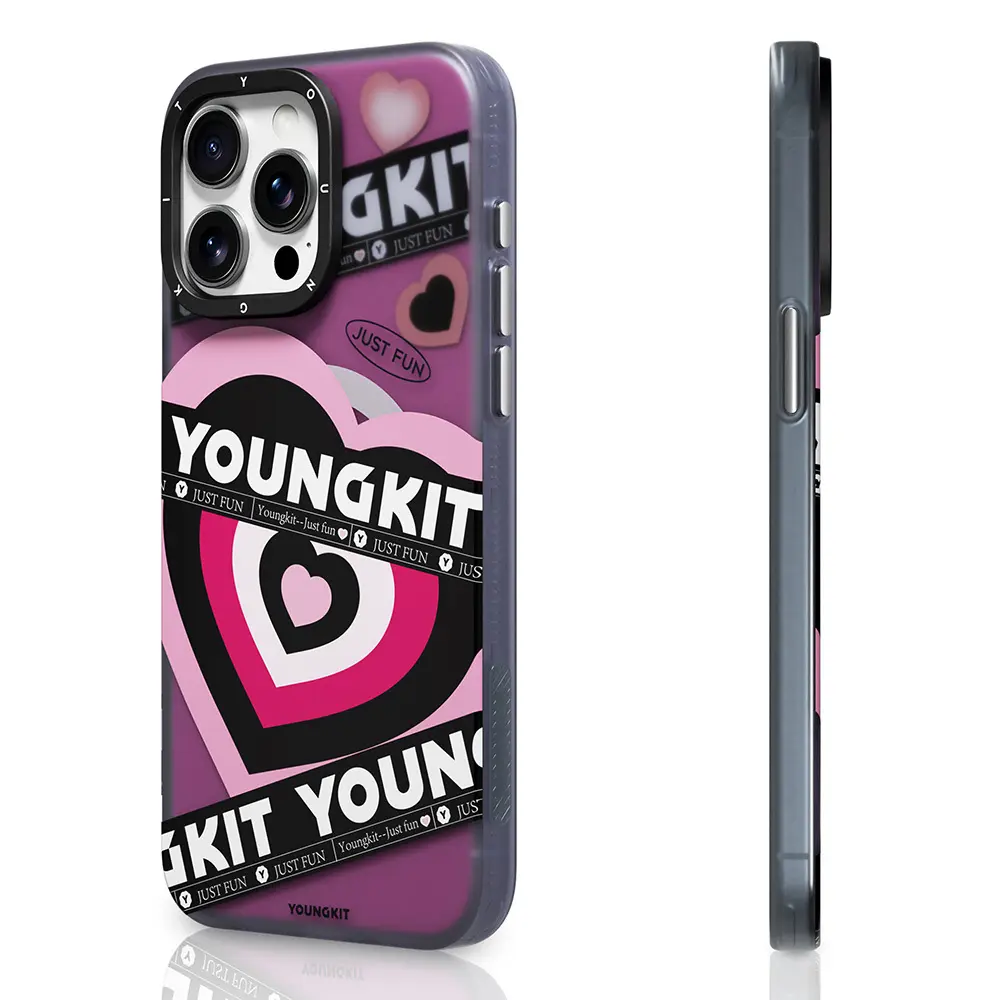 iPhone 15 Pro Max MagSafe Uyumlu Çift Katmanlı Kılıf - Youngkit Flipped