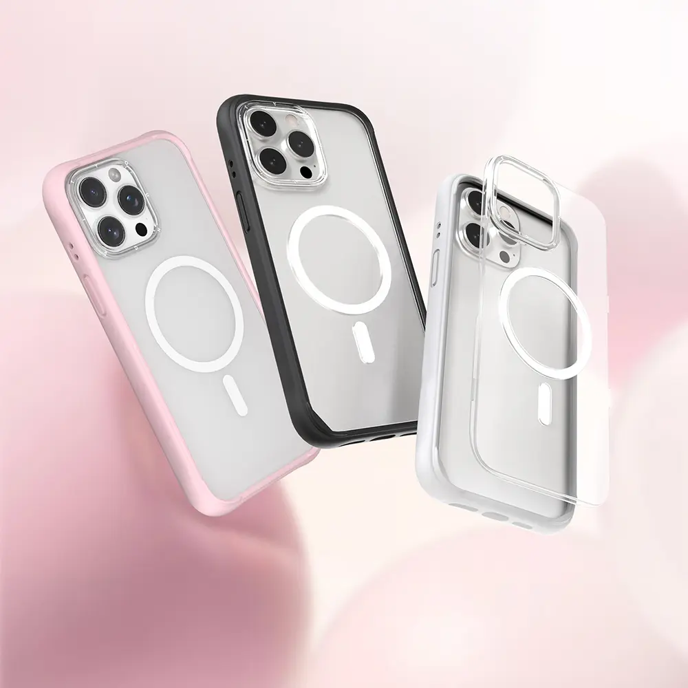 iPhone 15 Pro Max MagSafe Uyumlu Şeffaf Kılıf - Youngkit Dynamic 2