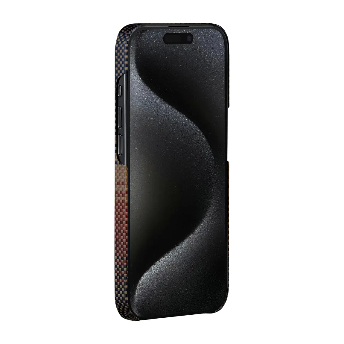 iPhone 15 Pro Max MagSafe Uyumlu Aramid Fiber Kılıf - Pitaka Sunset-Moonrise Sunset
