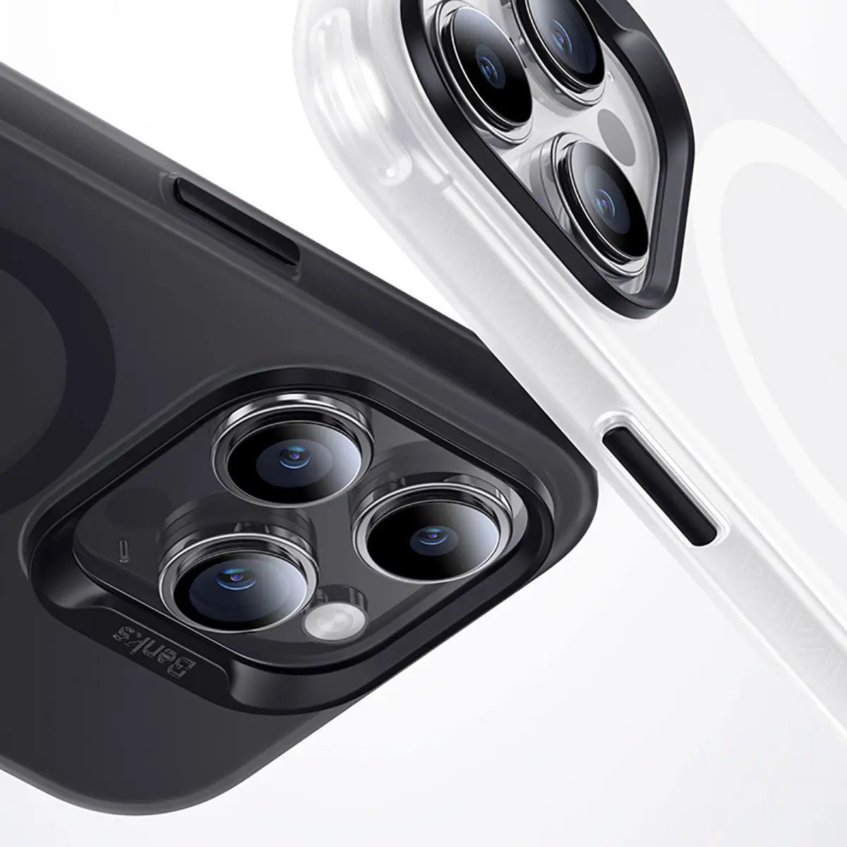 iPhone 15 Pro Max MagSafe Uyumlu Şeffaf Kılıf - Benks Lucid Armor