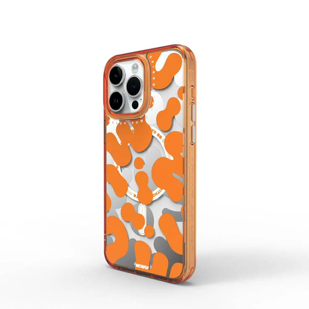 iPhone 15 Pro Max MagSafe Uyumlu Desenli Kılıf - Wiwu Fluorescent G Serisi