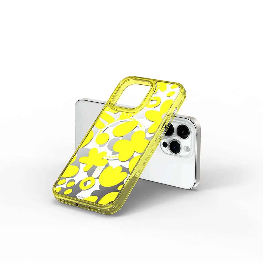 iPhone 15 Pro Max MagSafe Uyumlu Desenli Kılıf - Wiwu Fluorescent G Serisi