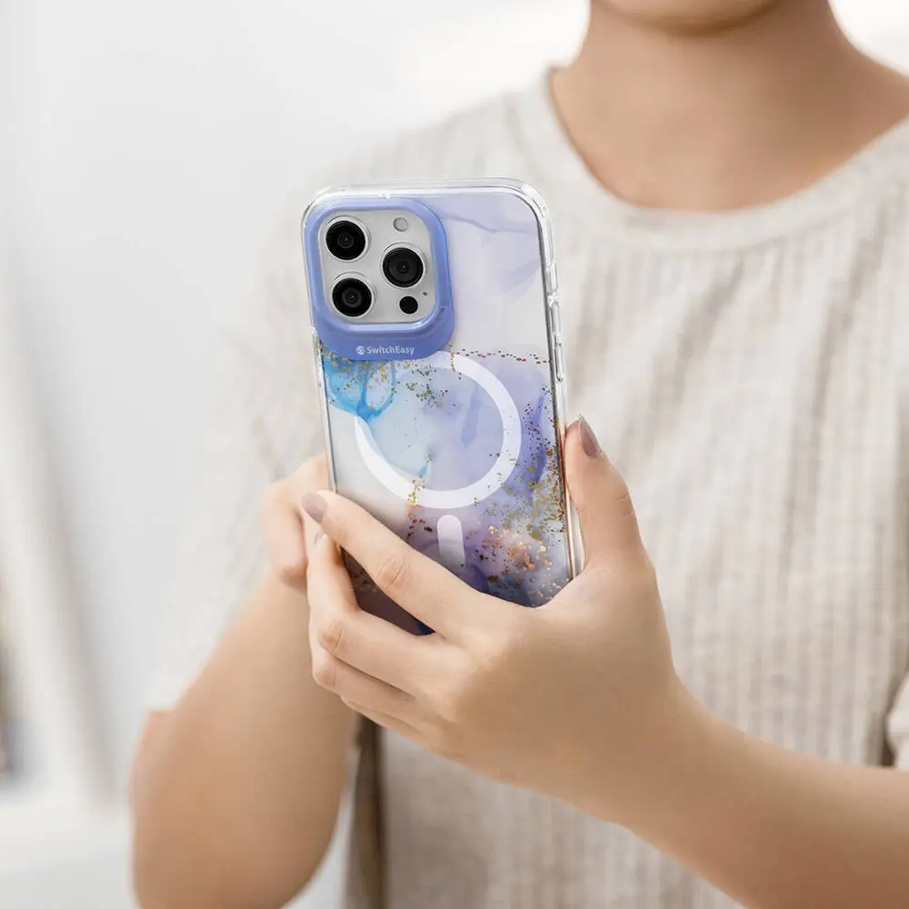 iPhone 15 Pro Max MagSafe Uyumlu Çift IMD Baskılı Kılıf - Switcheasy Artist-M Veil