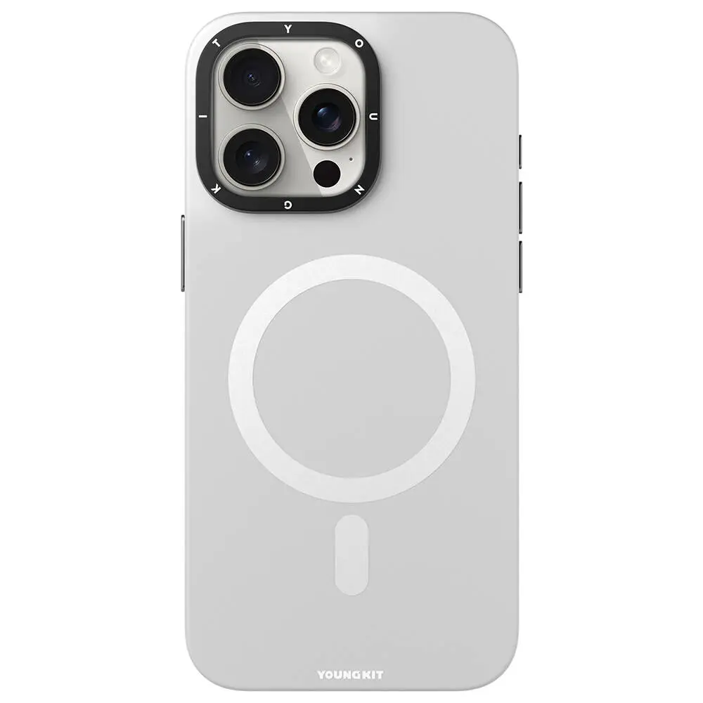 iPhone 15 Pro Max MagSafe Uyumlu Mat Kılıf - Youngkit Velvet