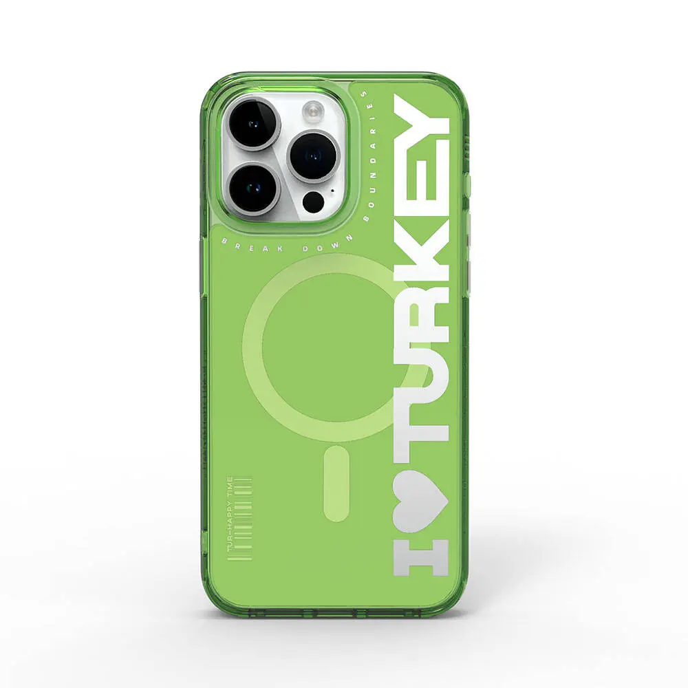 iPhone 15 Pro Max MagSafe Uyumlu Şeffaf Kılıf - Wiwu Turkey E Serisi