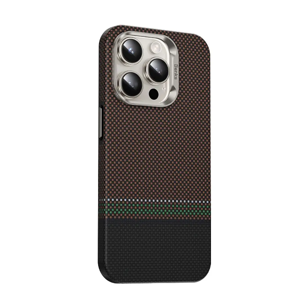 iPhone 15 Pro Max MagSafe Uyumlu Kevlar Kılıf - Benks Prestige ArmorAir