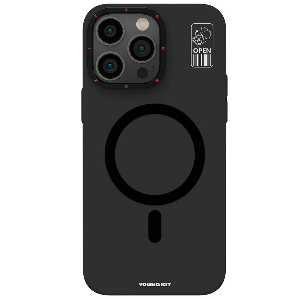 iPhone 15 Pro Max MagSafe Uyumlu Standlı Kılıf - YoungKit Hermit Bracket