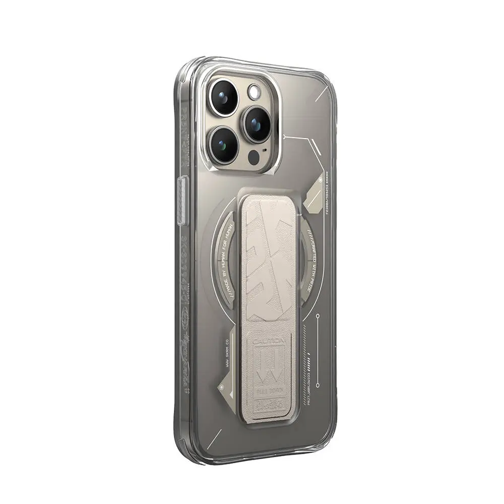 iPhone 15 Pro Max MagSafe Uyumlu Standlı Kılıf - Skinarma Helio