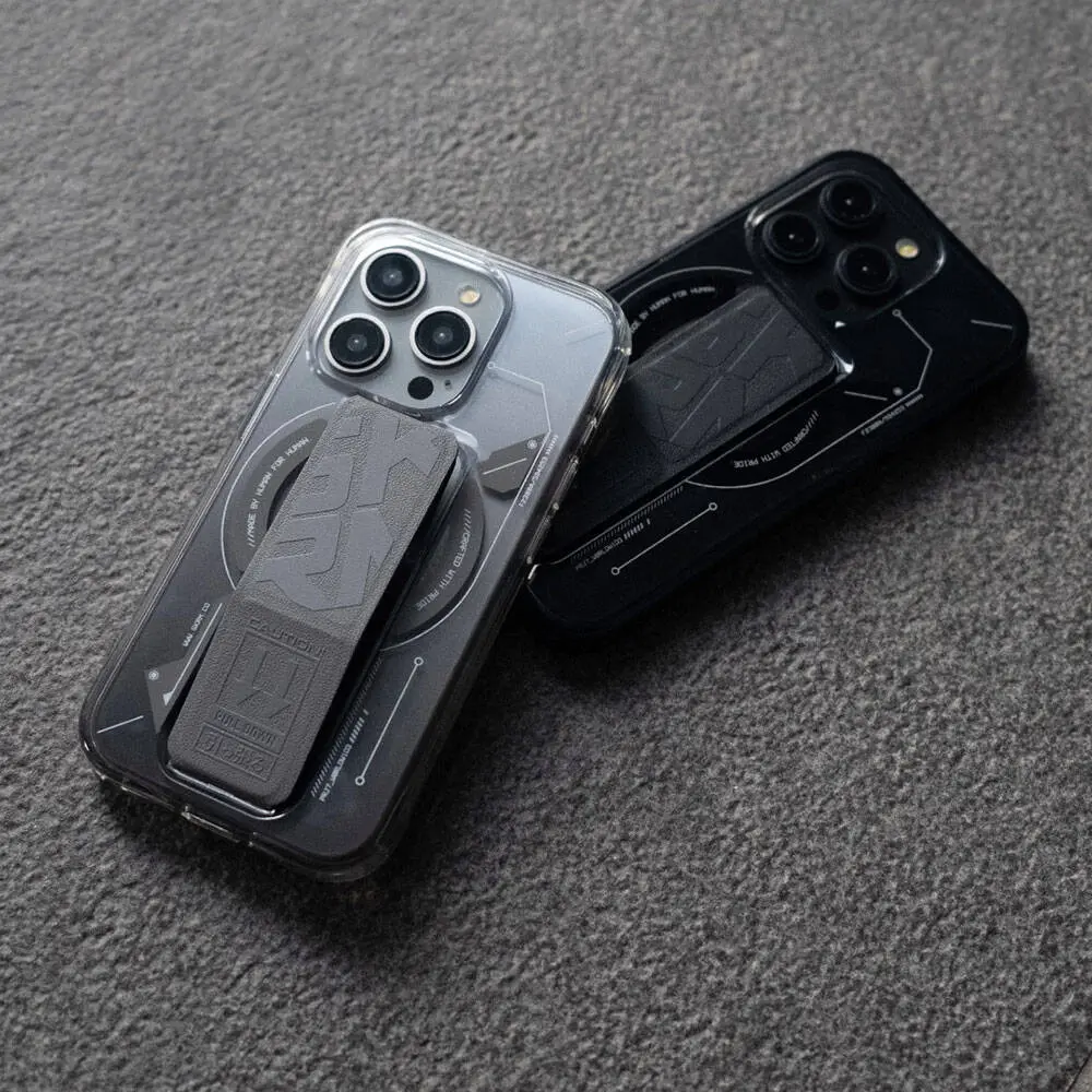 iPhone 15 Pro Max MagSafe Uyumlu Standlı Kılıf - Skinarma Helio