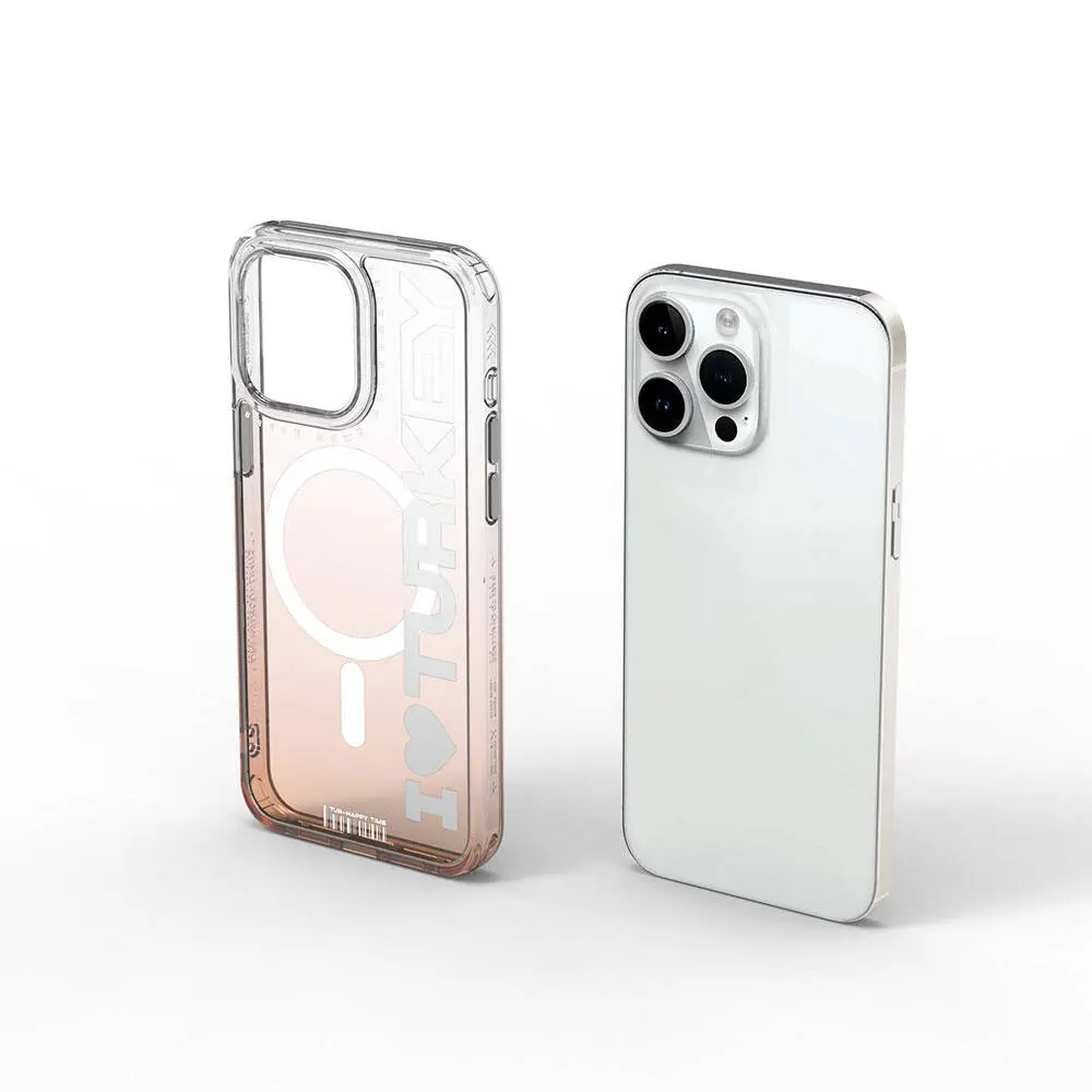 iPhone 15 Pro Max MagSafe Uyumlu Şeffaf Kılıf - Wiwu C Serisi