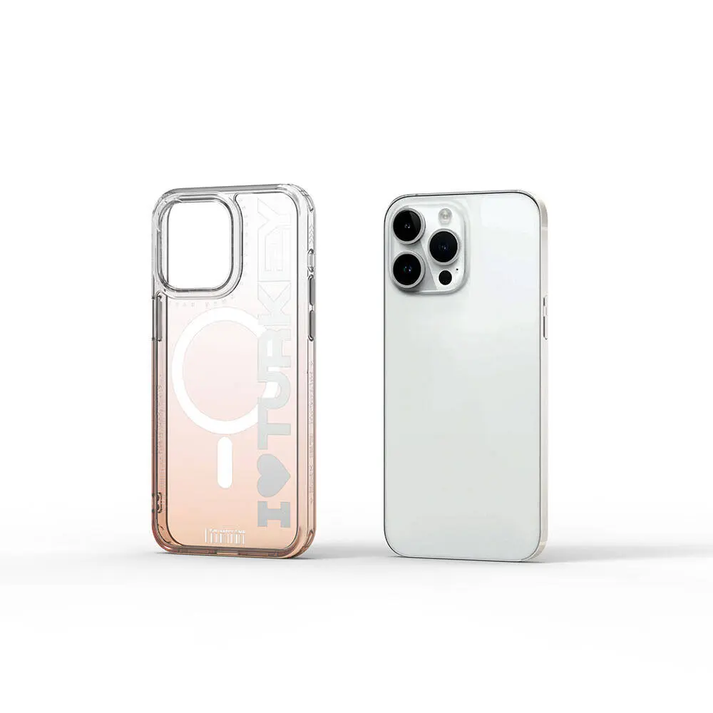 iPhone 15 Pro Max MagSafe Uyumlu Şeffaf Kılıf - Wiwu C Serisi