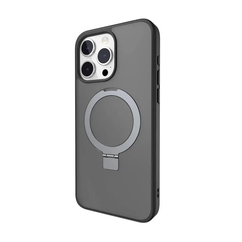 iPhone 15 Pro Max MagSafe Uyumlu Yüzük Standlı Kılıf - Switcheasy Magstand-M