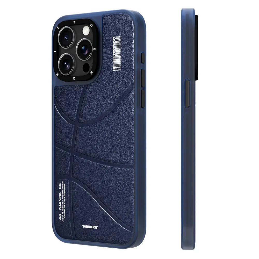 iPhone 15 Pro Max MagSafe Uyumlu Deri Kılıf - Youngkit Backboard
