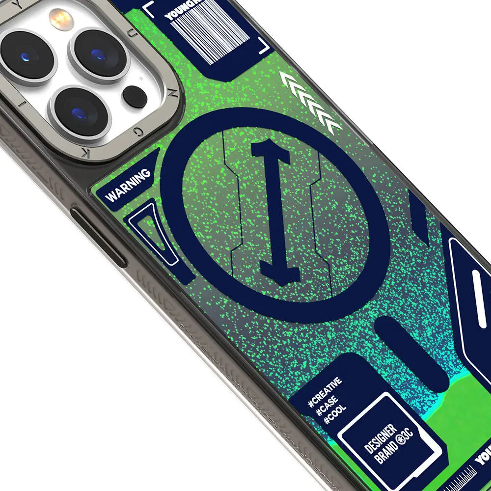 iPhone 15 Pro Max MagSafe Uyumlu Kılıf - YoungKit Galaxy Serisi