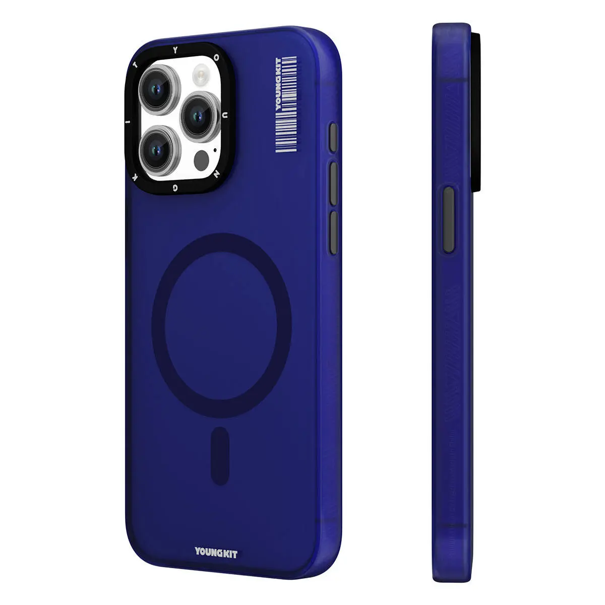 iPhone 15 Pro Max MagSafe Uyumlu Şeffaf Kılıf - Youngkit Hidden Sand