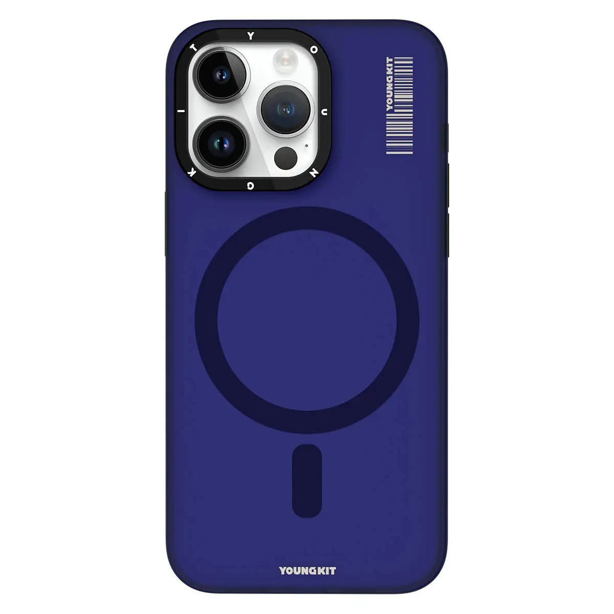 iPhone 15 Pro Max MagSafe Uyumlu Şeffaf Kılıf - Youngkit Hidden Sand