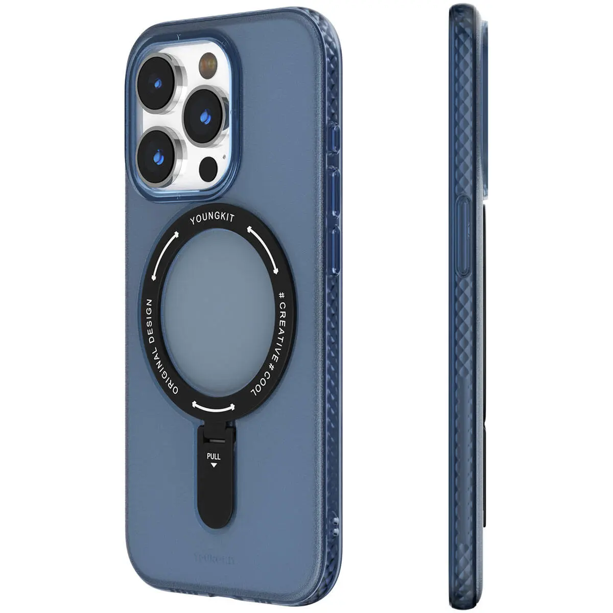iPhone 15 Pro Max MagSafe Uyumlu Şeffaf Kılıf - Youngkit Rock