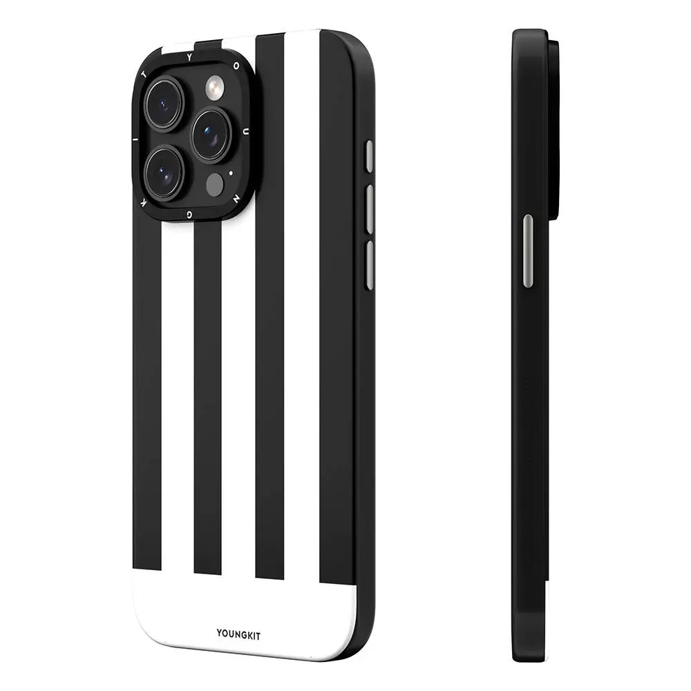 iPhone 15 Pro Max MagSafe Uyumlu Kılıf - Youngkit Striped Piano Keys