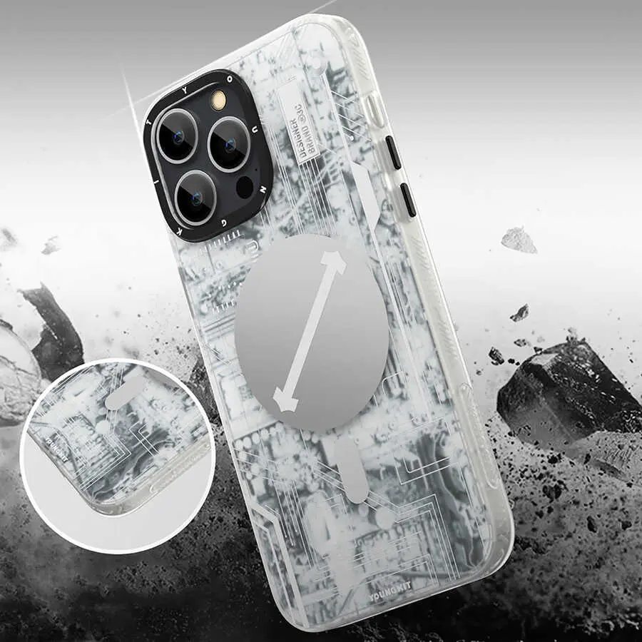 iPhone 15 Pro Max MagSafe Uyumlu Kılıf - YoungKit Technology