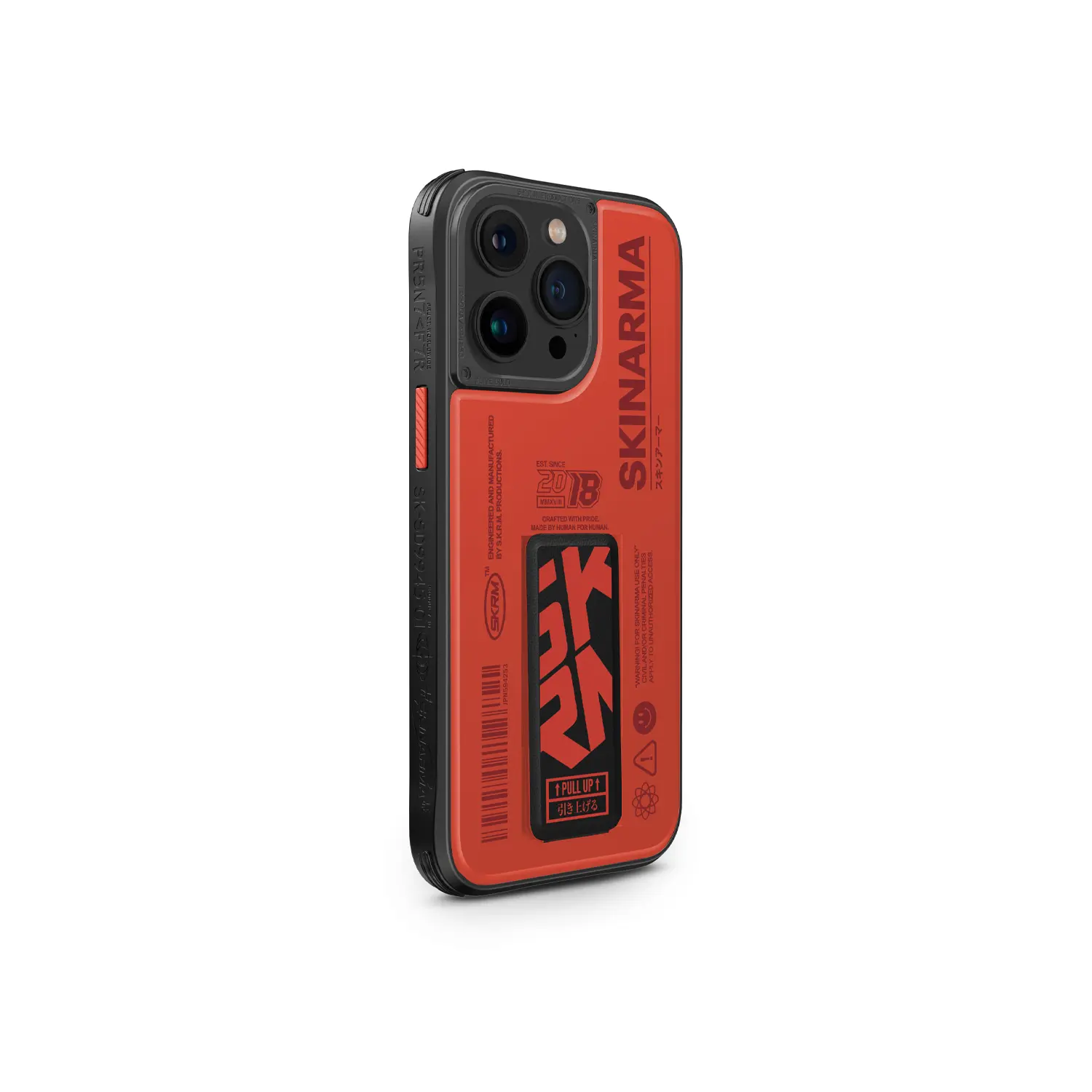 iPhone 15 Pro Max Desenli Standlı Kılıf - Skinarma Spunk