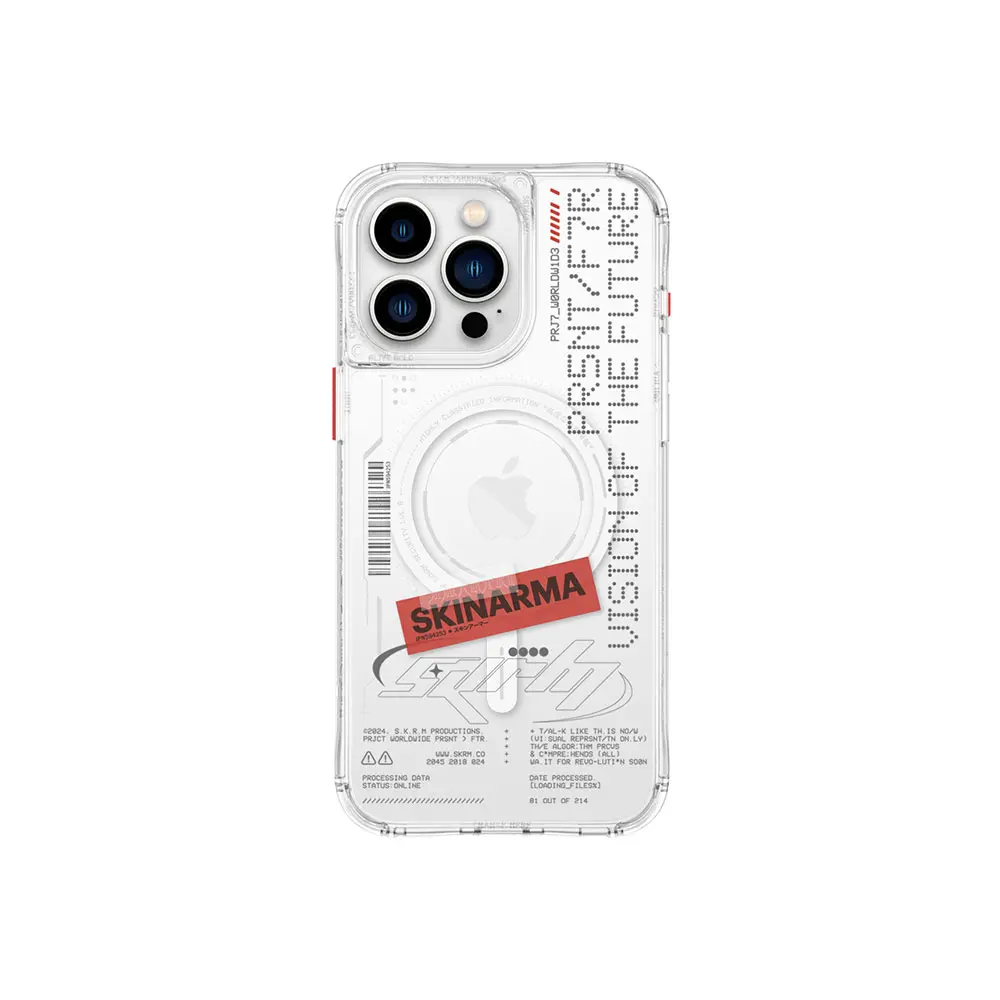 iPhone 15 Pro Max MagSafe Uyumlu Şeffaf Kılıf - Skinarma Orion