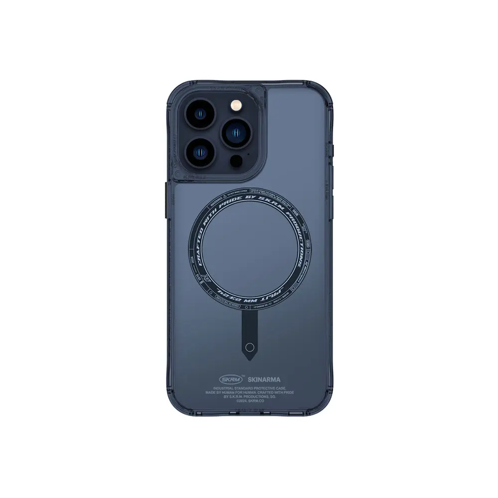 iPhone 15 Pro Max MagSafe Uyumlu Şeffaf Kılıf - Skinarma Saido
