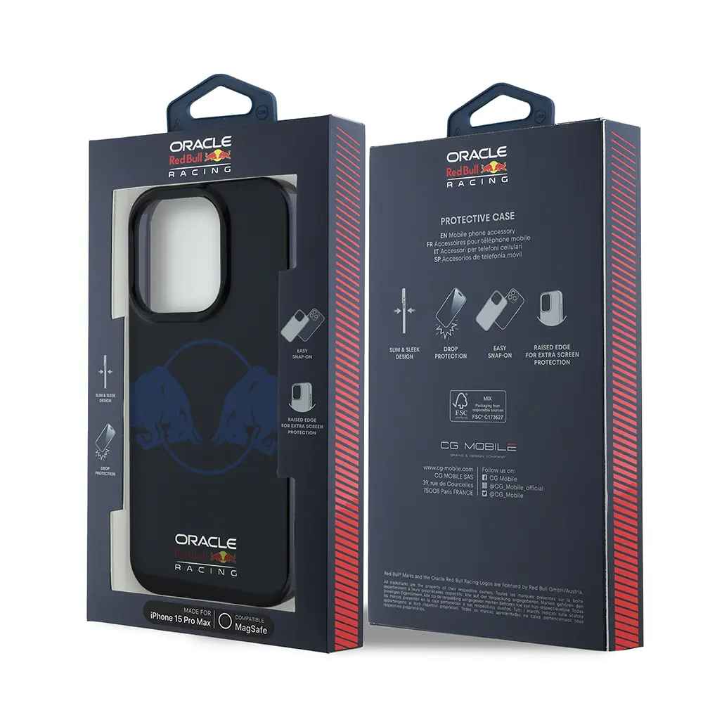 iPhone 15 Pro Max MagSafe Uyumlu Sert PC Kılıf - Red Bull Lisanslı