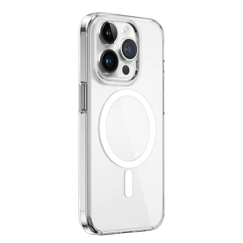iPhone 15 Pro Max MagSafe Uyumlu Şeffaf Kılıf - Wiwu BC-022