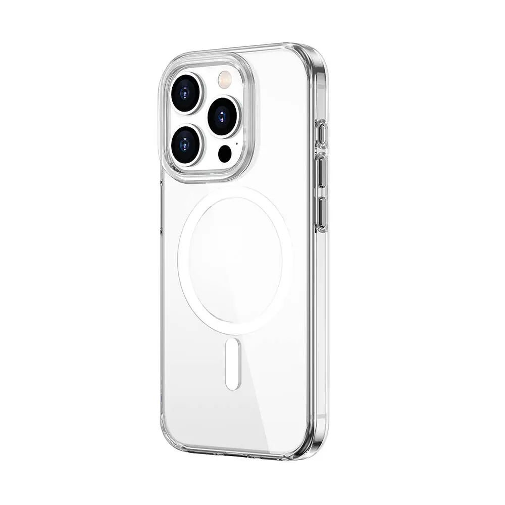 iPhone 15 Pro Max MagSafe Uyumlu Şeffaf Kılıf - Wiwu BC-022