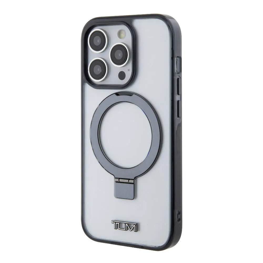 iPhone 15 Pro Max MagSafe Uyumlu Ring Standlı Silikon Kılıf - TUMI