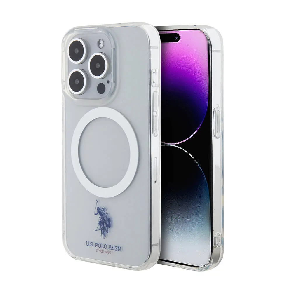 iPhone 15 Pro Max MagSafe Uyumlu Şeffaf Kılıf - U.S. Polo Assn.