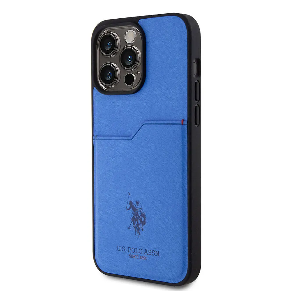 iPhone 15 Pro Max Kartlıklı PU Kılıf - U.S. Polo Assn. Lisanslı