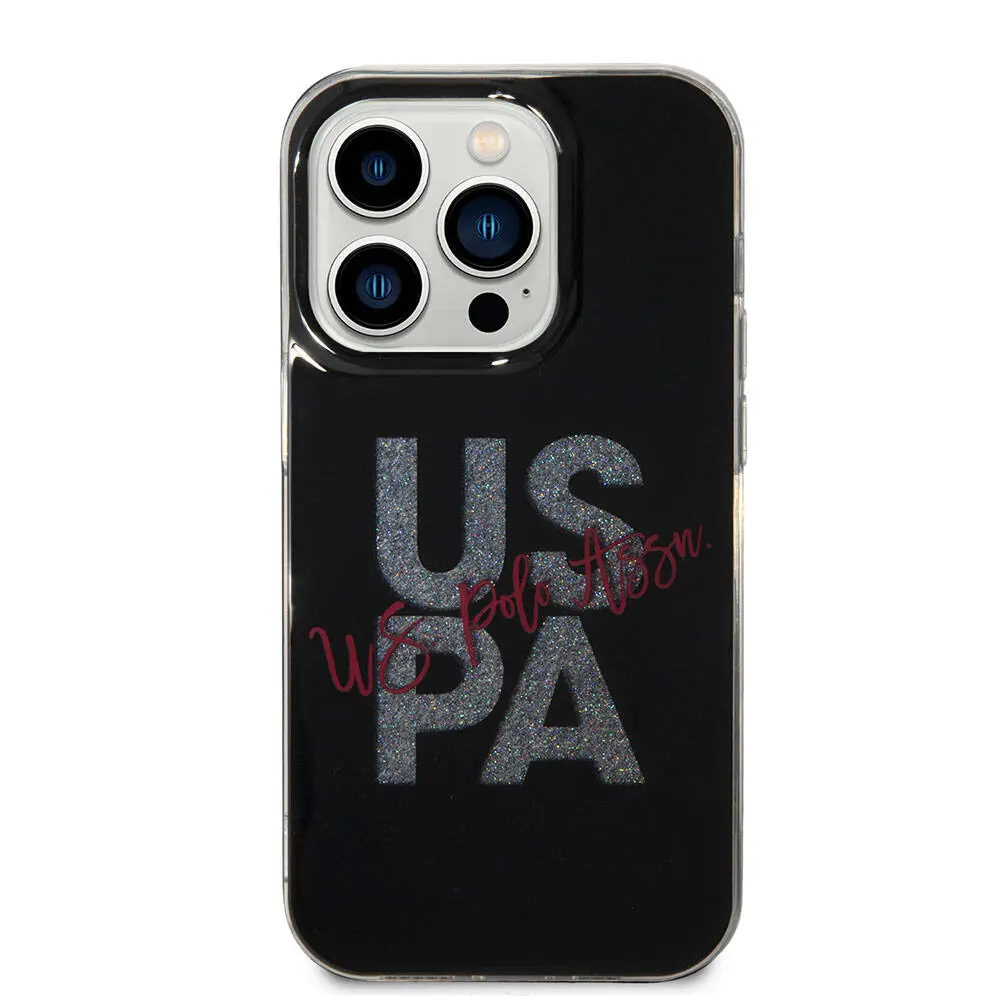 iPhone 15 Pro Max Simli Parlak Alfabe Tasarım Kılıf - U.S. Polo Assn.