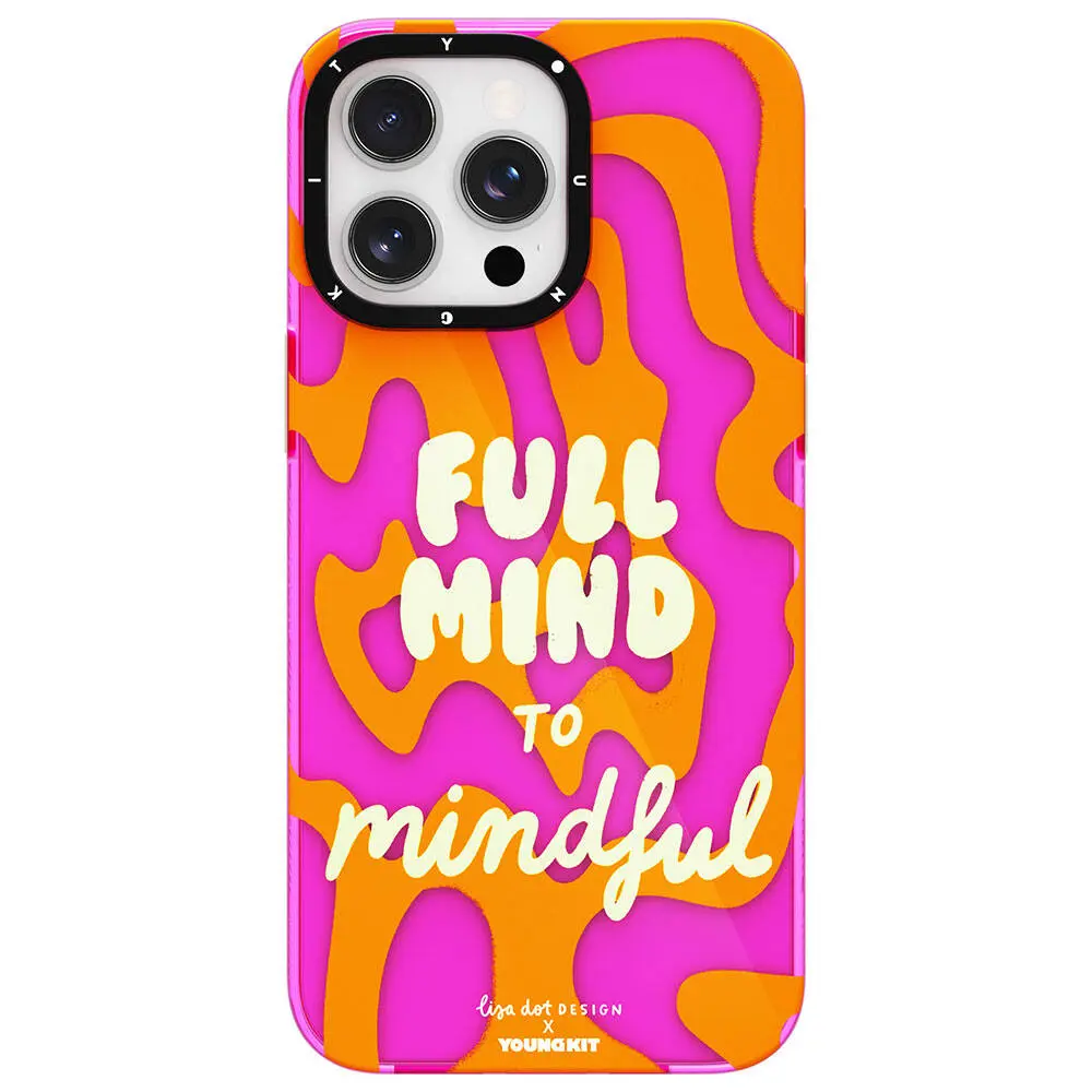 iPhone 15 Pro Max Yazı Desenli Kılıf - Youngkit Mindfulness