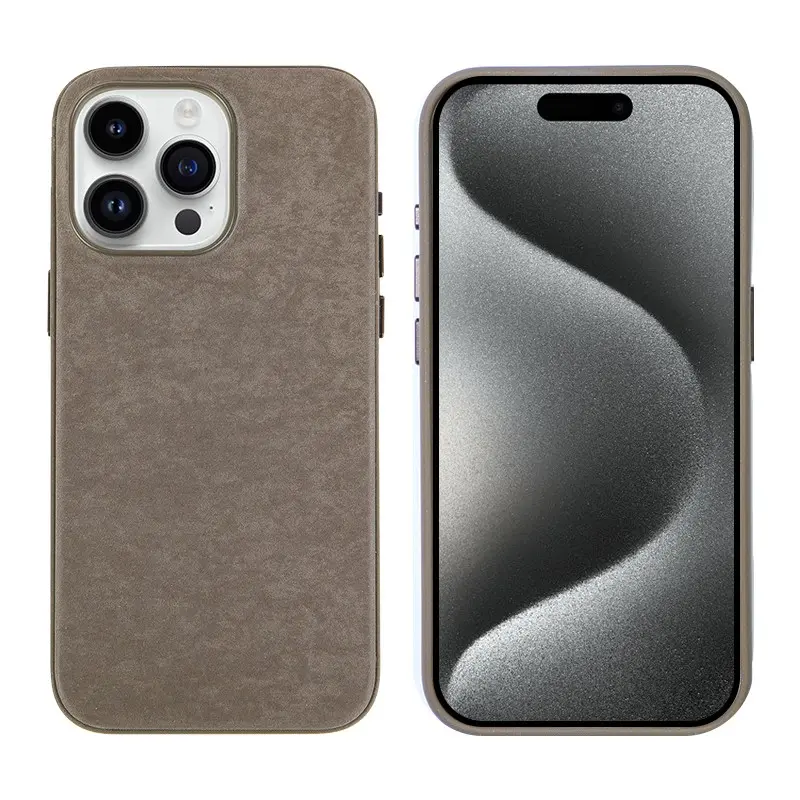iPhone 15 Pro Max Mikro Fiber Kılıf - Zore Mimoza