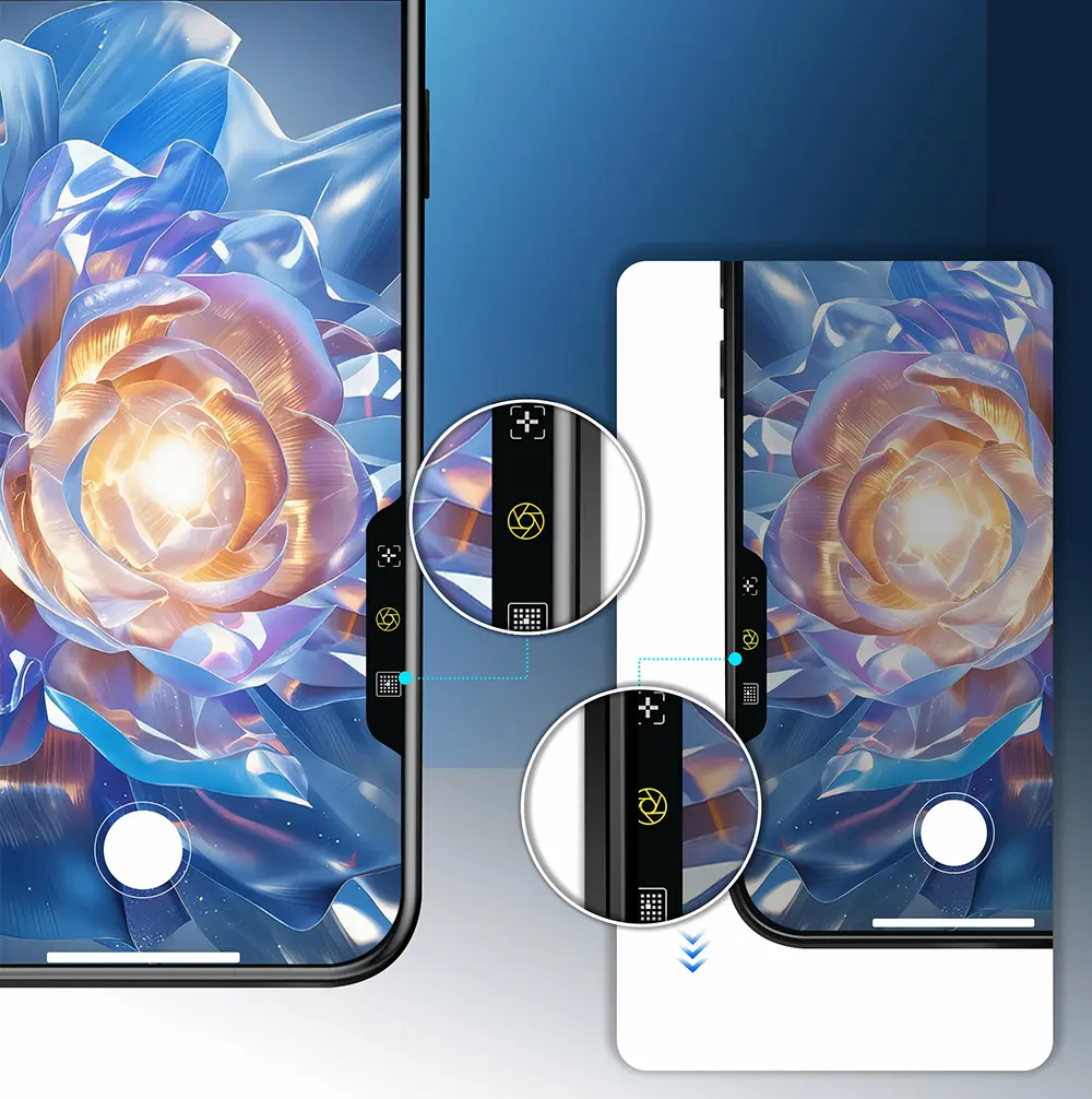 iPhone 15 Pro Max Hayalet Temperli Cam Ekran Koruyucu - Mohseven