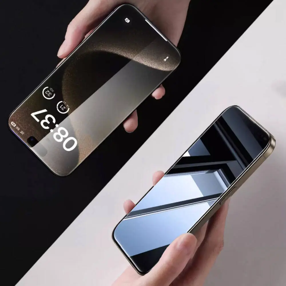 iPhone 15 Pro Max Gizlilik Filtreli Ekran Koruyucu - Wiwu iPrivacy HD
