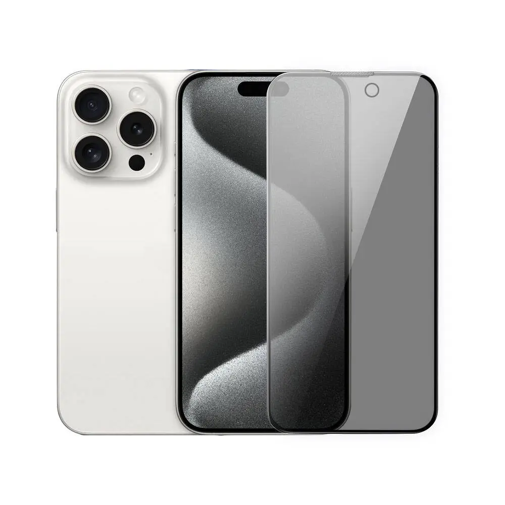 iPhone 15 Pro Max Gizlilik Filtreli Ekran Koruyucu - Wiwu iPrivacy HD