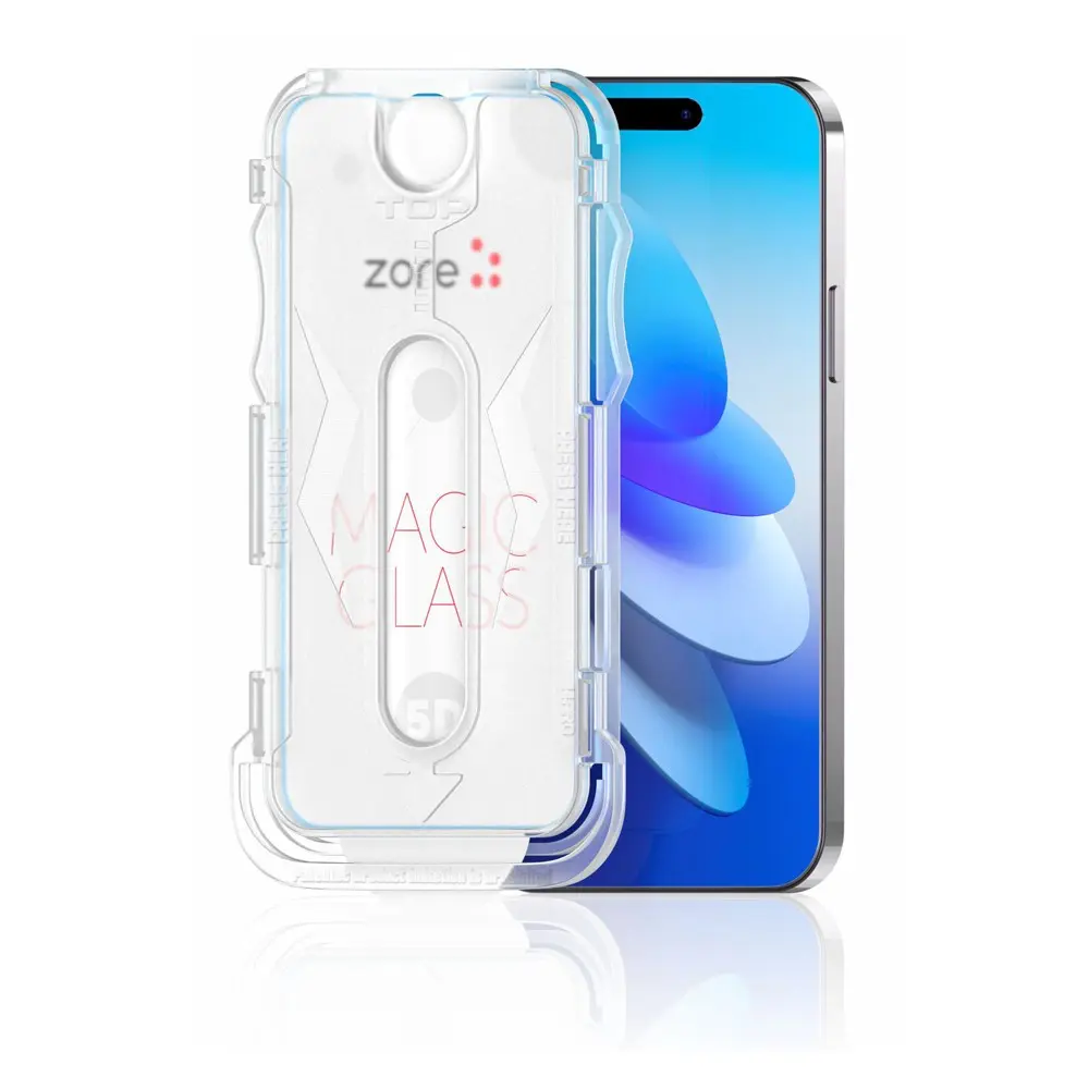 iPhone 15 Pro Max 5D Magic Glass Cam Ekran Koruyucu - Zore